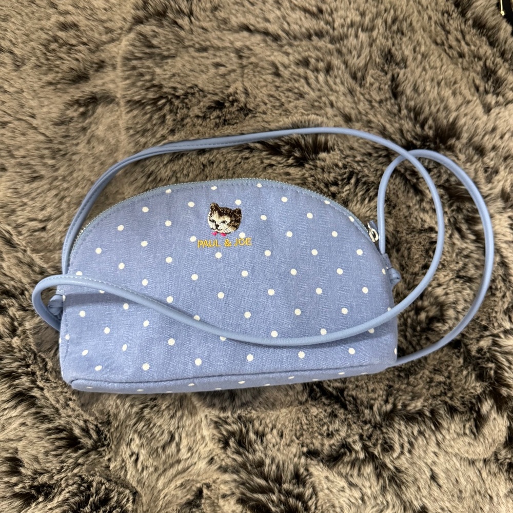 Paul & Joe Pochette - Cat - Blue x Uniqlo